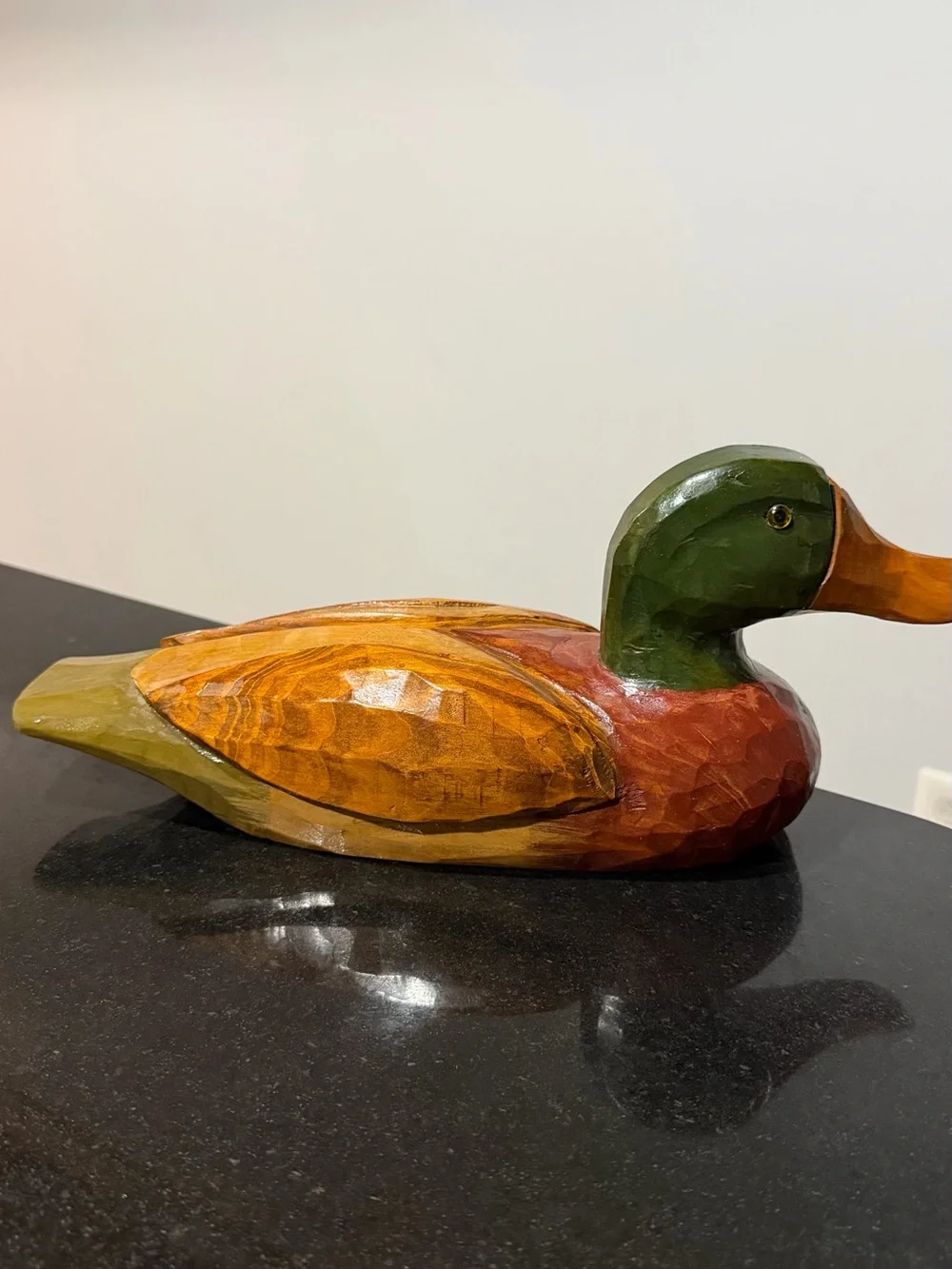 Wooden Carved Duck